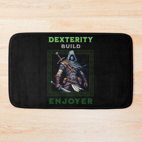 Item preview, Dexterity Rogue Build Enjoyer Dank Souls RPG Meme designed and sold by Meme Master Merchandise.