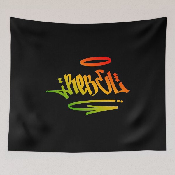 Item preview, Rebel Graffiti Tag Style Rasta Colors Reggae designed and sold by rastauniversity.