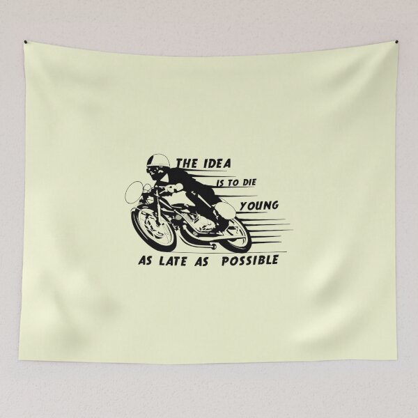 Item preview,  Stay Young With A Motorcycle designed and sold by DavePepin.