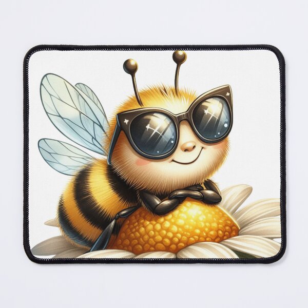 Item preview, Cute Bee with Sunglasses designed and sold by Ravensplace22.