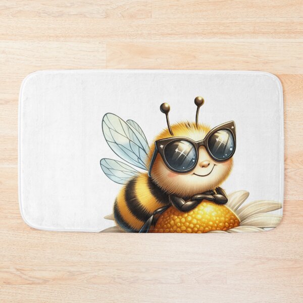 Item preview, Cute Bee with Sunglasses designed and sold by Ravensplace22.