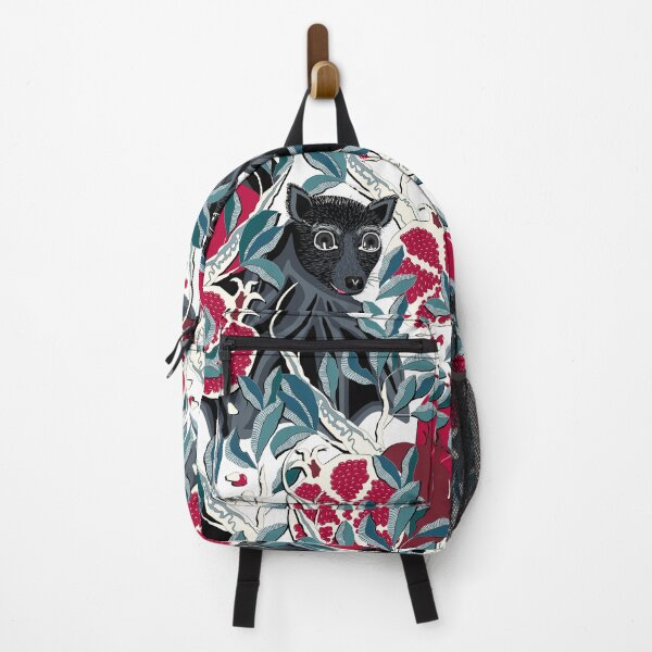 Item preview, Bat in pomegranates on a white background designed and sold by Alex Blud.