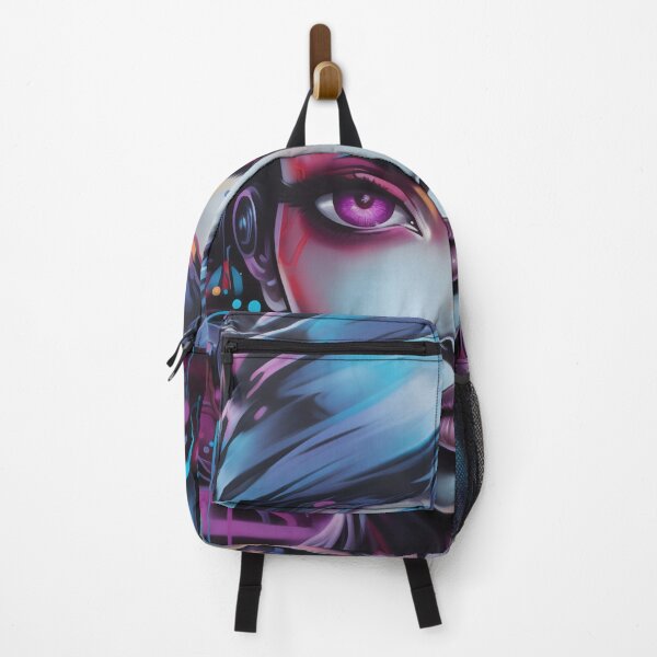 Item preview, Cyberpunk Canvases: Futuristic Dystopian Sci-Fi Graffiti designed and sold by GreenInkXpress.