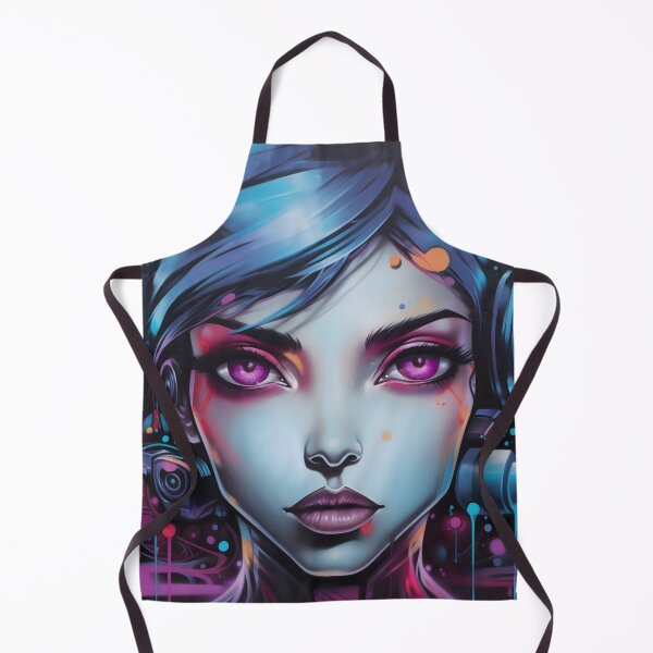 Item preview, Cyberpunk Canvases: Futuristic Dystopian Sci-Fi Graffiti designed and sold by GreenInkXpress.