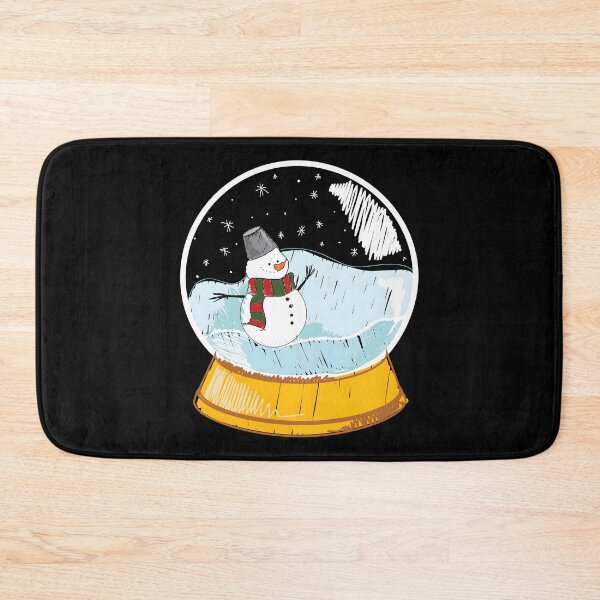 Item preview, Christmas Snowman Globe - Cute Winter Holiday Decor designed and sold by Luxuriously.