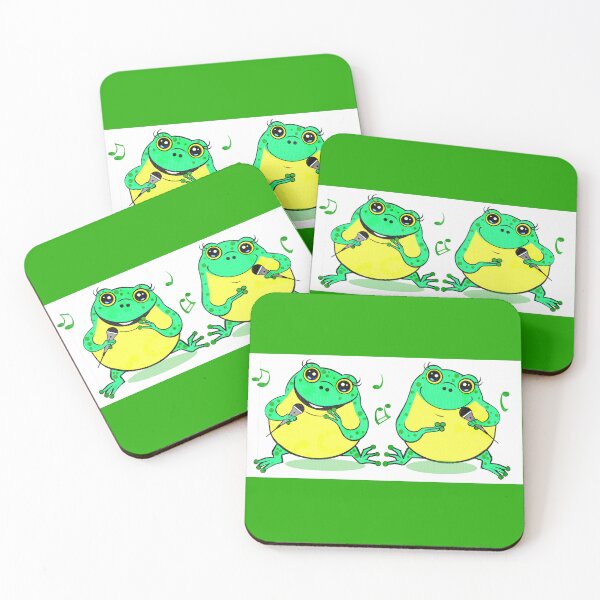 Item preview, Happy frogs singing  designed and sold by Shirley cute art .
