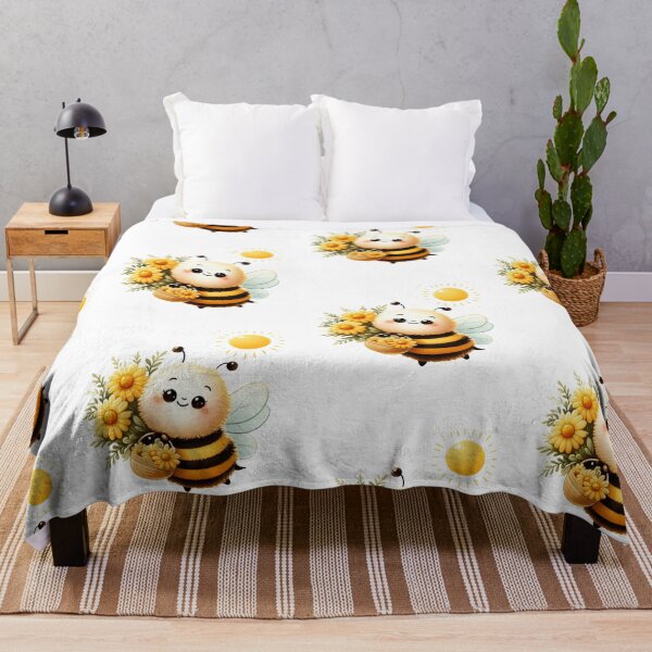 Item preview, Honey bee and flowers designed and sold by Ravensplace22.