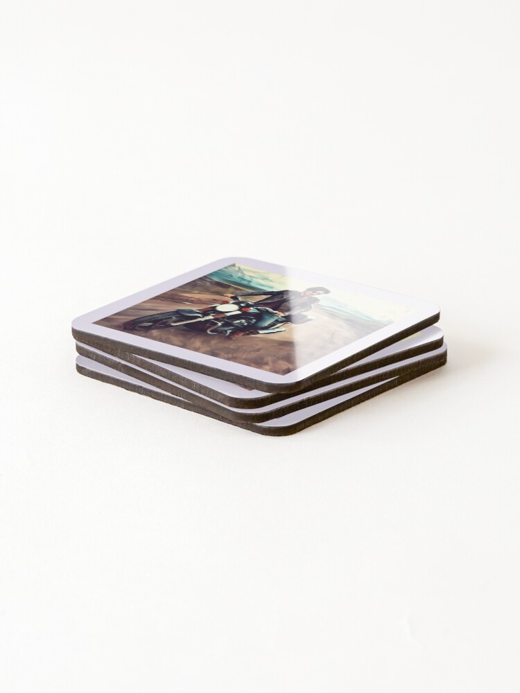 Thumbnail 4 of 5, Coasters (Set of 4), Motorcycle Ride designed and sold by DavePepin.