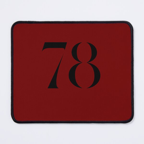 Item preview, 78, seventy-eight, black, quake designed and sold by Numbers-Art.