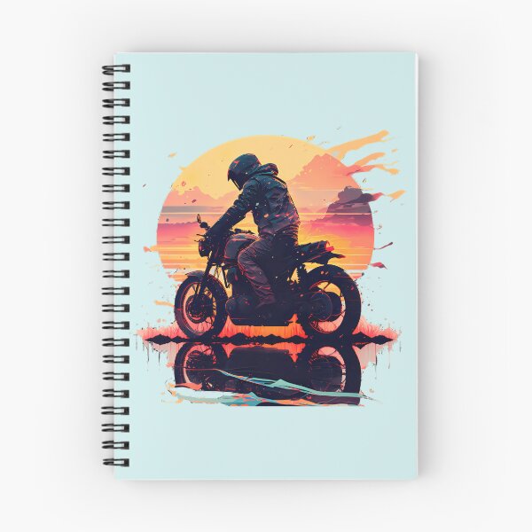 Item preview, Riding Into The Sunset A Motorcycle Adventure designed and sold by DavePepin.