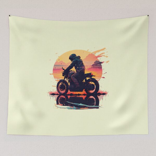 Item preview, Riding Into The Sunset A Motorcycle Adventure designed and sold by DavePepin.