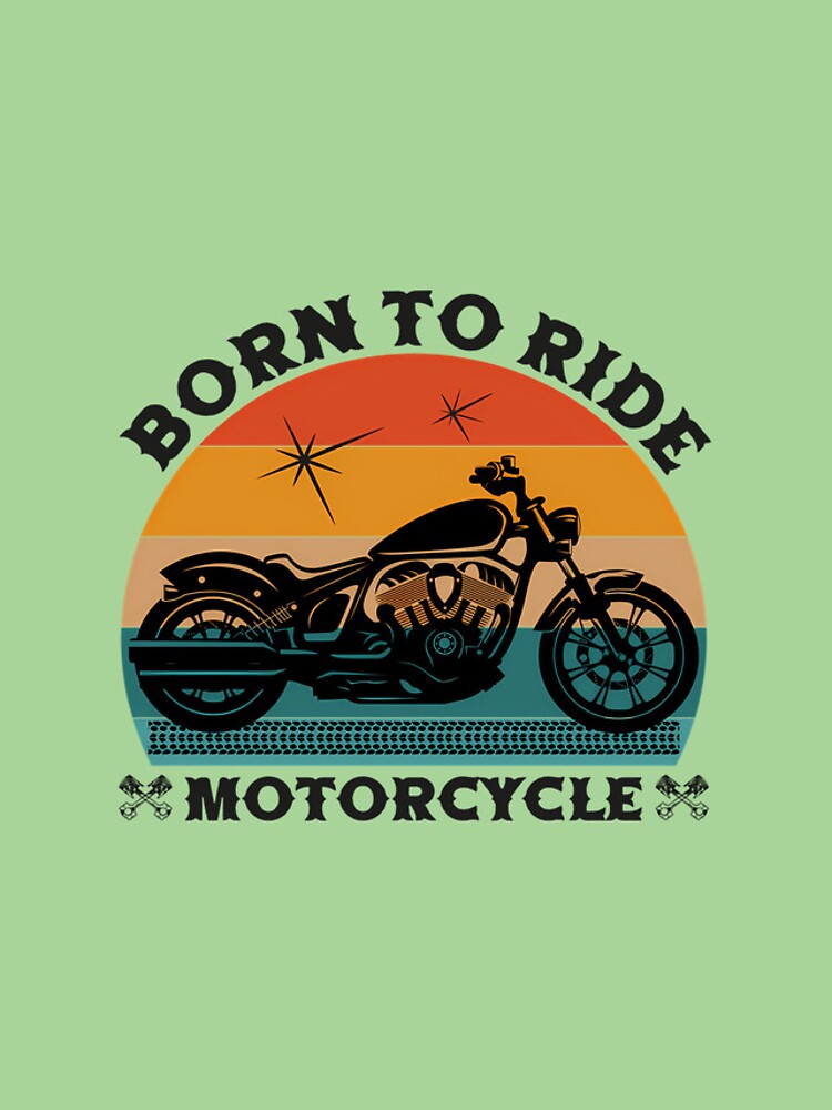 Thumbnail 4 of 4, iPhone Case, Born To Ride Motorcycle designed and sold by DavePepin.