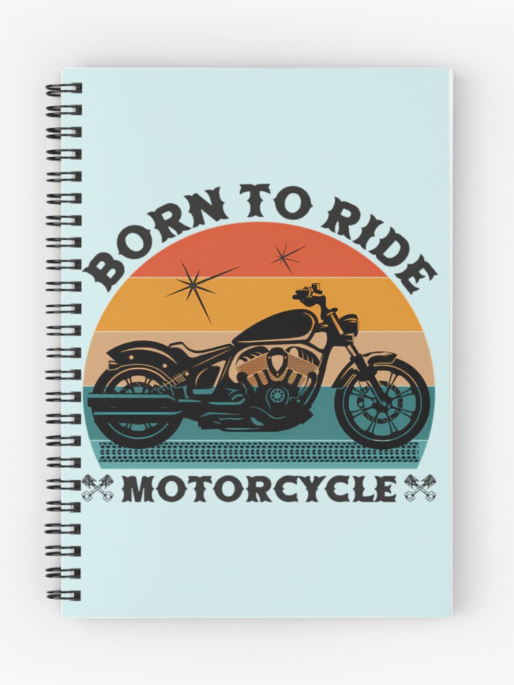 Thumbnail 1 of 3, Journal, Born To Ride Motorcycle designed and sold by DavePepin.
