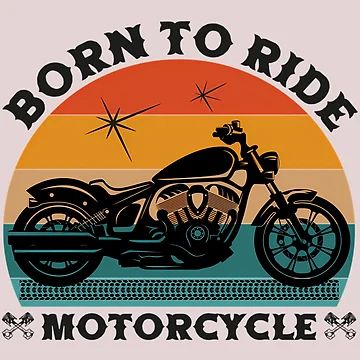 Artwork thumbnail, Born To Ride Motorcycle by DavePepin