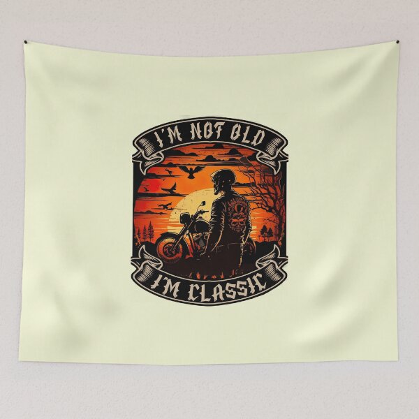 Item preview,  IM Not Old IM Motorcycle Biker designed and sold by DavePepin.