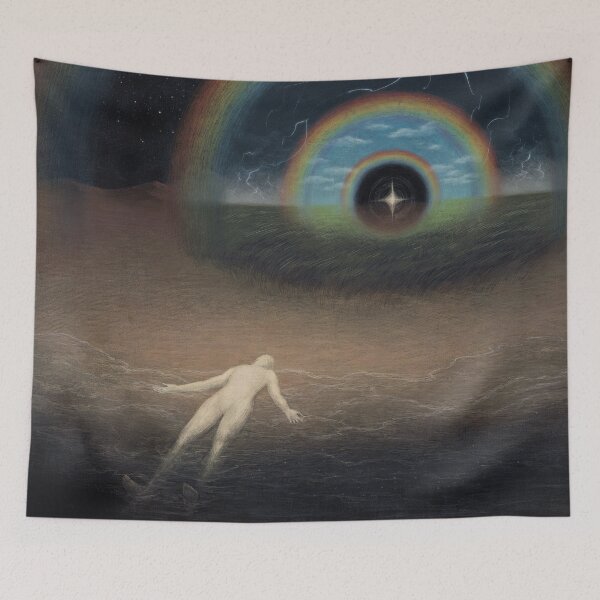 Item preview, Celestial Journey Surreal Ocean of Rainbows designed and sold by DaryMura5.
