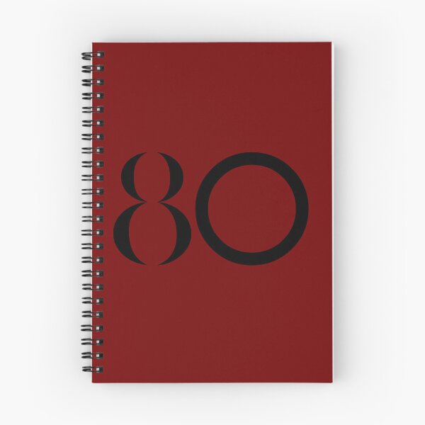 Item preview, 80, eighty, black, quake designed and sold by Numbers-Art.