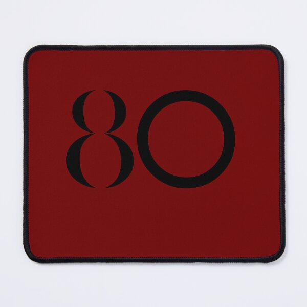 Item preview, 80, eighty, black, quake designed and sold by Numbers-Art.