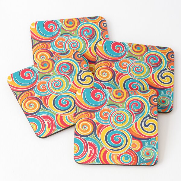 Item preview, Abstract Swirly Pattern Colourful designed and sold by druidwolfart.