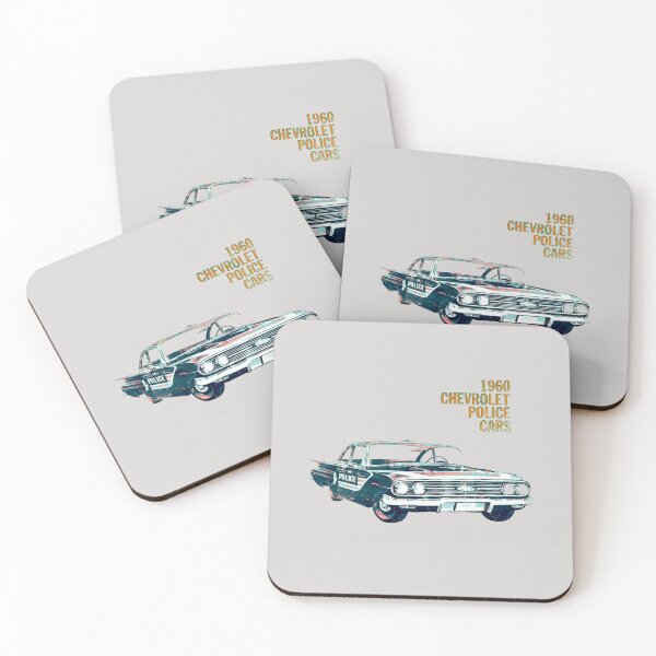 Item preview, 1960's retro Chevrolet police car designed and sold by debeteez.