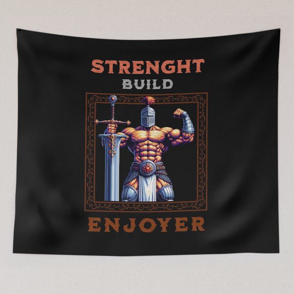 Item preview, Strength Warrior Build Enjoyer Dank Souls RPG Meme designed and sold by Meme Master Merchandise.