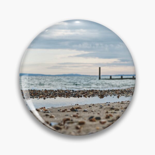 Item preview, Southbourne Beach Christchurch pebbles stones Clouds Sea designed and sold by santoshputhran.