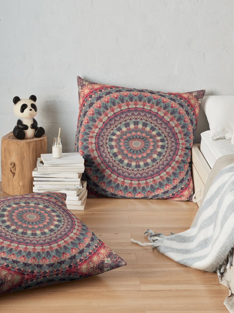 Alternate view of Mandala 126 Floor Pillow