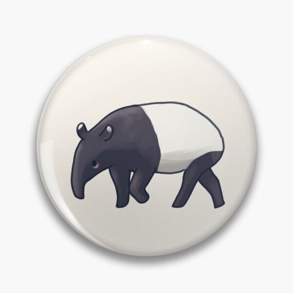 Item preview, Malayan Tapir illustration  designed and sold by Artofmayara.