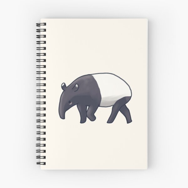 Item preview, Malayan Tapir illustration  designed and sold by Artofmayara.