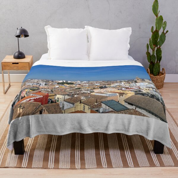 Item preview, Old town colorful buildings cityscape in Valencia Spain designed and sold by goceris.