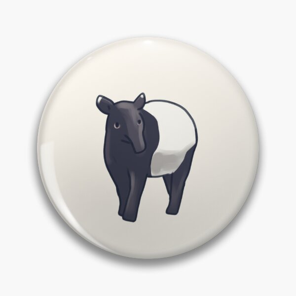 Item preview, Cute Malayan Tapir illustration  designed and sold by Artofmayara.