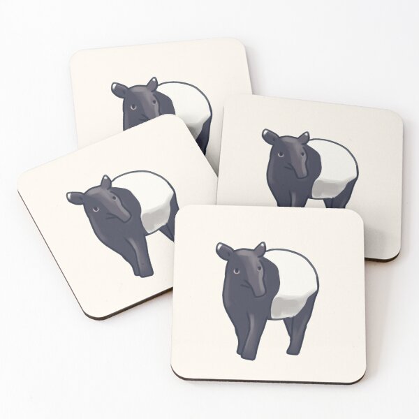 Item preview, Cute Malayan Tapir illustration  designed and sold by Artofmayara.