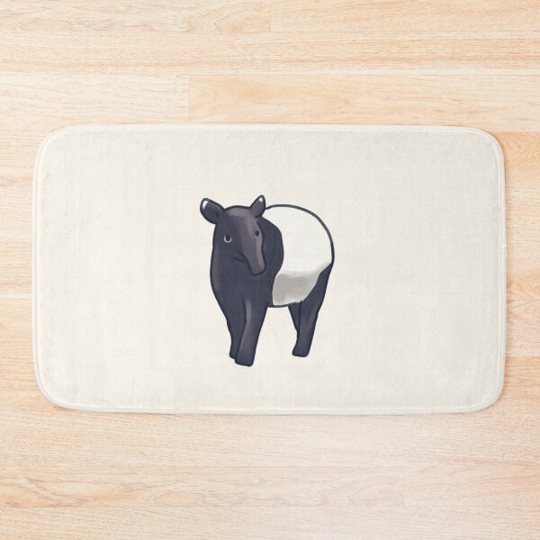 Item preview, Cute Malayan Tapir illustration  designed and sold by Artofmayara.