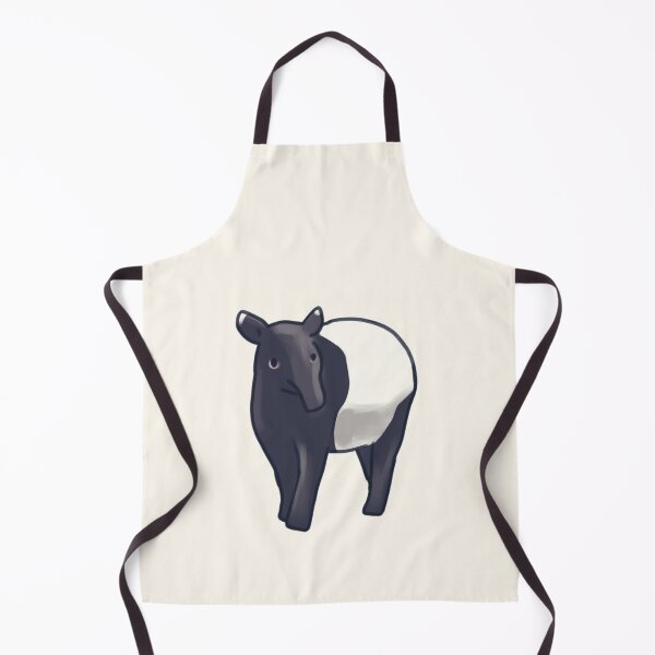 Item preview, Cute Malayan Tapir illustration designed and sold by Artofmayara.