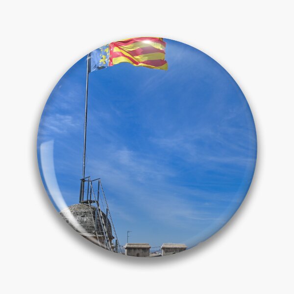 Item preview, Community of Valencia flag on top of the Quart Towers in Valencia,Spain designed and sold by goceris.