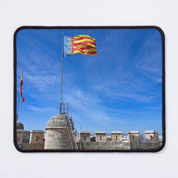 Item preview, Community of Valencia flag on top of the Quart Towers in Valencia,Spain designed and sold by goceris.