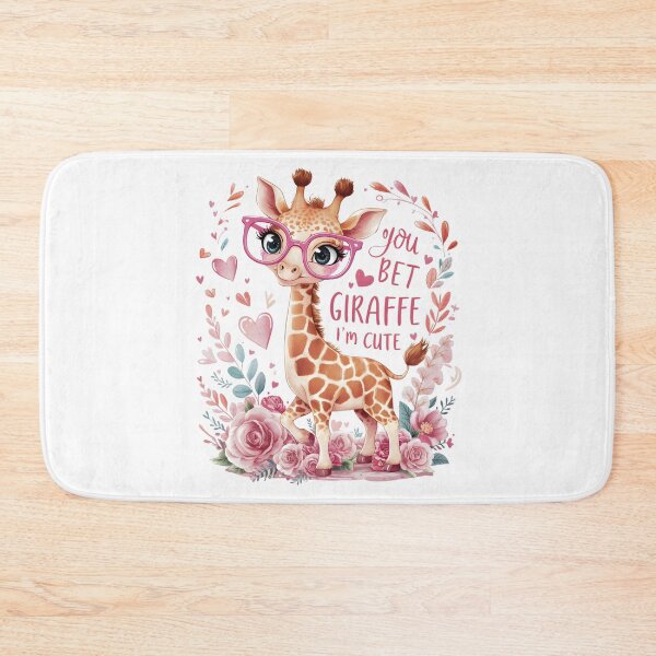 Item preview, Playful Giraffe with Pink Glasses designed and sold by Snifferius.