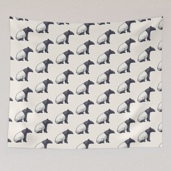 Item preview, Cute Malayan Tapir art  designed and sold by Artofmayara.