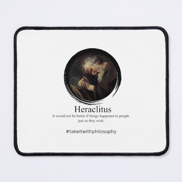 Item preview, Heraclitus - Take it with Philosophy designed and sold by BKLYNLNDNS.