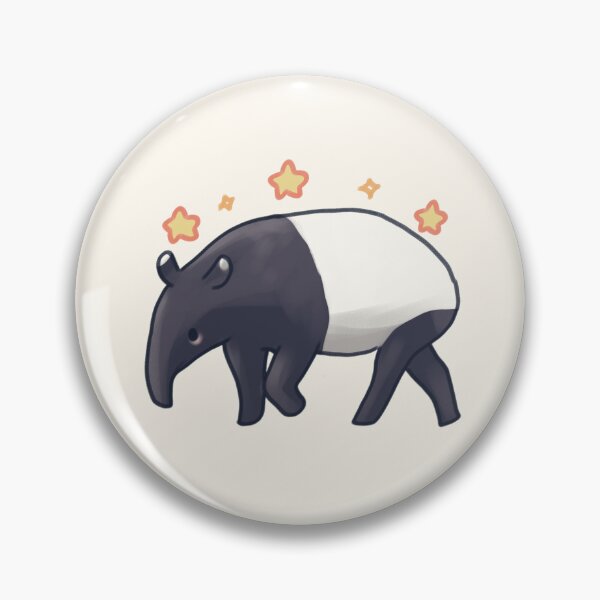 Item preview, Cute Malayan Tapir illustration  designed and sold by Artofmayara.