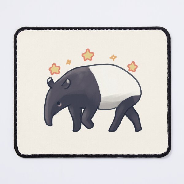Item preview, Cute Malayan Tapir illustration designed and sold by Artofmayara.