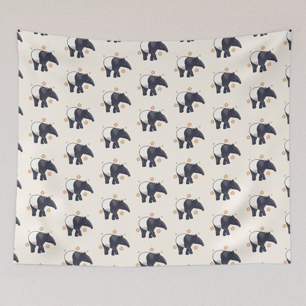 Item preview, Malayan Tapir drawing  designed and sold by Artofmayara.