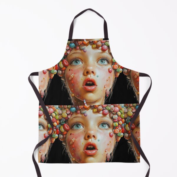 Item preview, girl with sweets designed and sold by NIFTY LITTLE DUCKS .