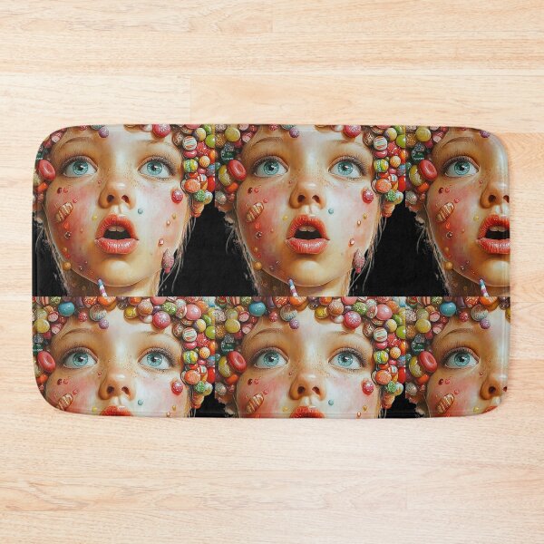 Item preview, girl with sweets designed and sold by NIFTY LITTLE DUCKS .