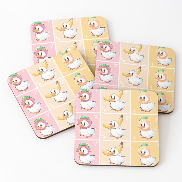 Item preview, Fruit Ducks Illustration Set designed and sold by franzieart.