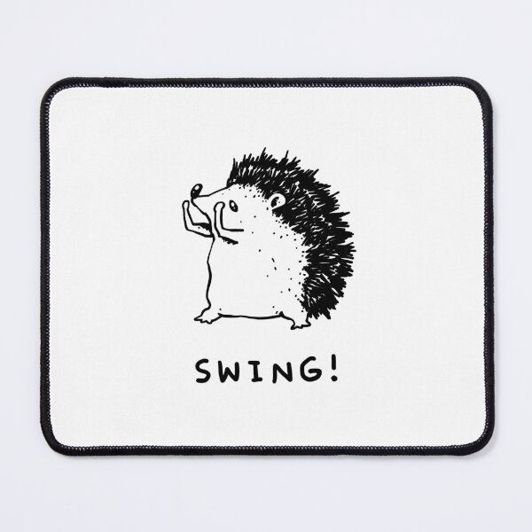Item preview, Hedgehog throwing punches designed and sold by PopcornpunkART.