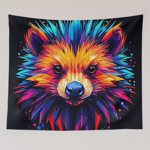 Item preview, WPAP inspired portrait of a Porcupine designed and sold by Petalandfur.