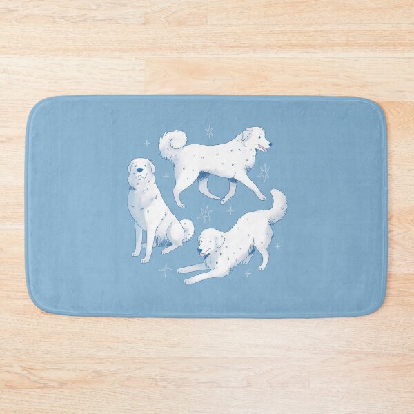 Item preview, Cute Akbash Dog Trio Illustration designed and sold by YaraCuteArt.