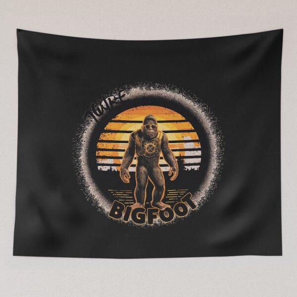 Item preview, Bigfoot Tracking Sasquatch designed and sold by AnimalsDH305.