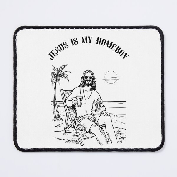 Item preview, Jesus Relaxing on the Beach - Jesus is My Homeboy designed and sold by GorinART.